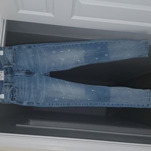 Abercrombie Kids Painted On Jeans